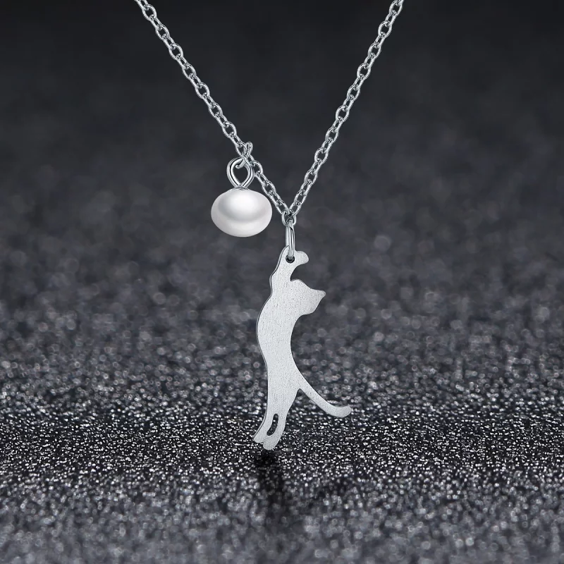 (image pour) Collier Style PANDORA Chaton espiègle - SCN175 - Afficher 4