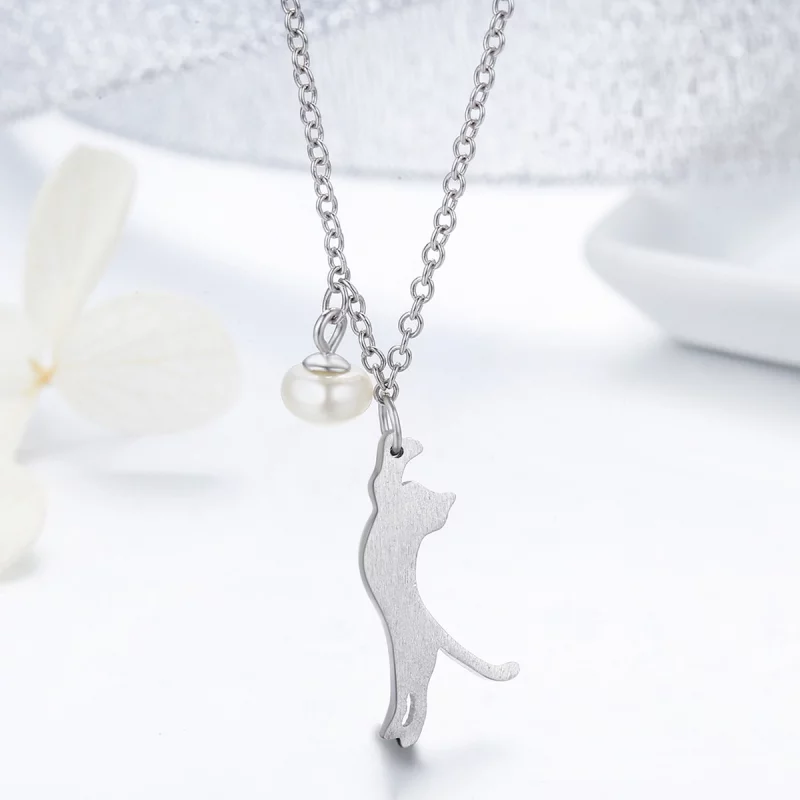 (image pour) Collier Style PANDORA Chaton espiègle - SCN175 - Afficher 5