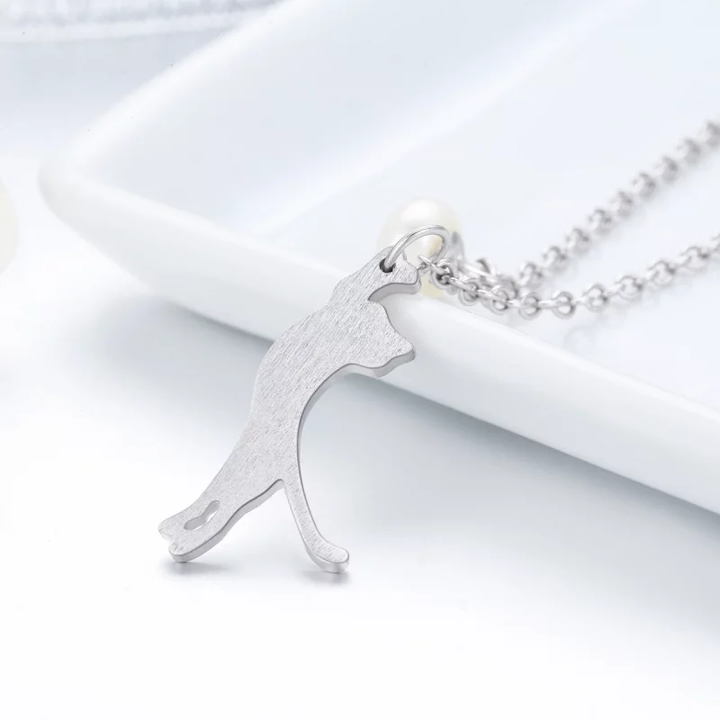 (image pour) Collier Style PANDORA Chaton espiègle - SCN175 - Afficher 6
