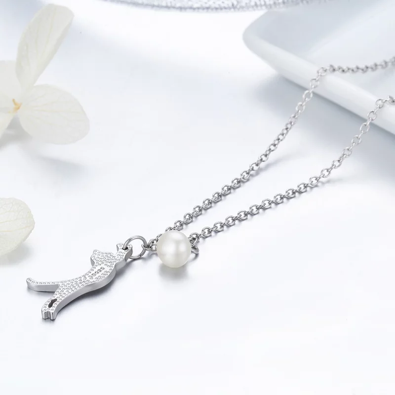 (image pour) Collier Style PANDORA Chaton espiègle - SCN175 - Afficher 7