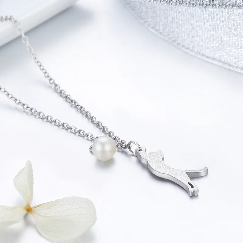 (image pour) Collier Style PANDORA Chaton espiègle - SCN175 - Afficher 8