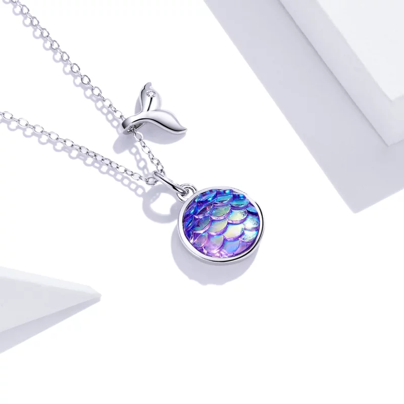 (image pour) Collier Style PANDORA Échelle en queue de poisson - SCN448 - Afficher 2