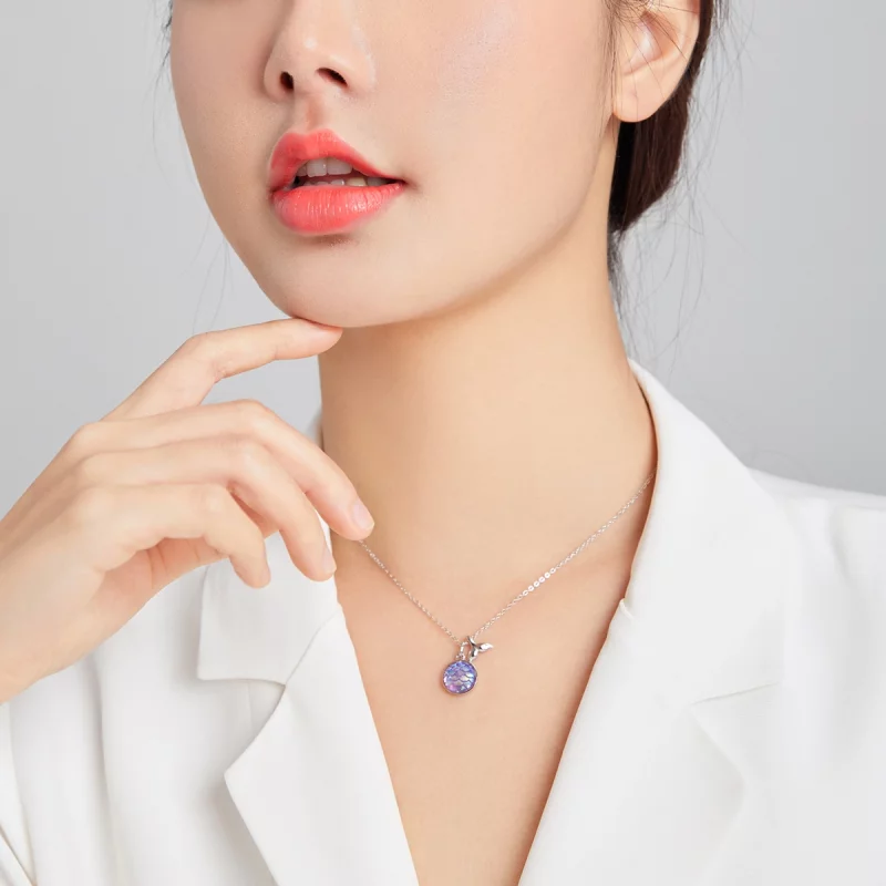 (image pour) Collier Style PANDORA Échelle en queue de poisson - SCN448 - Afficher 7