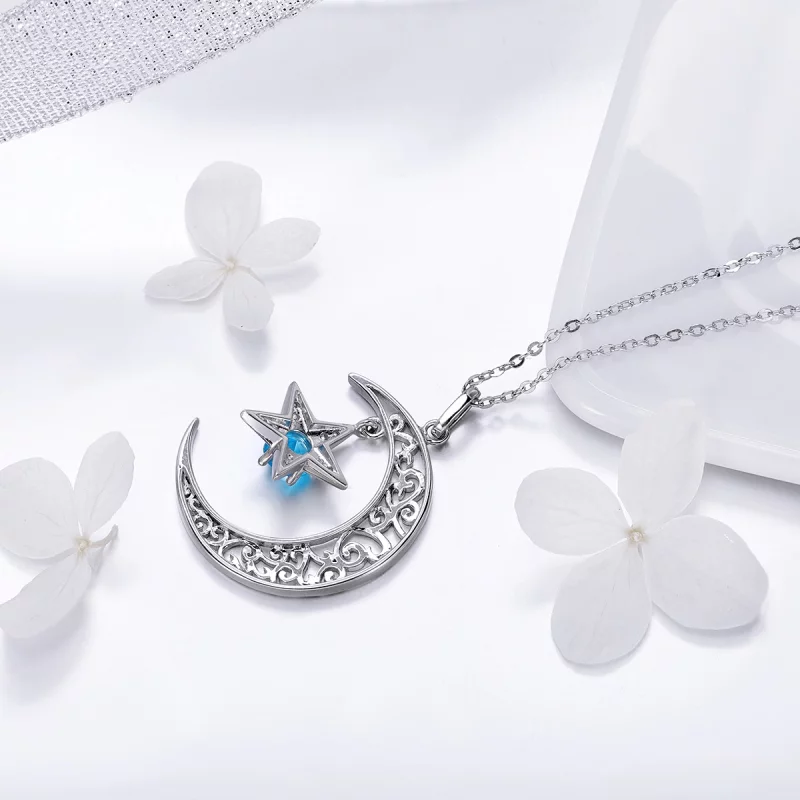 (image pour) Collier Style PANDORA Ciel étoilé - SCN278 - Afficher 6