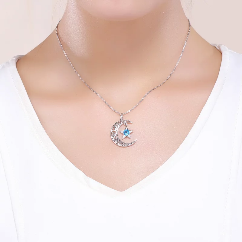 (image pour) Collier Style PANDORA Ciel étoilé - SCN278 - Afficher 9