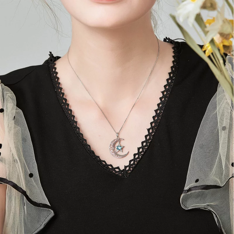 (image pour) Collier Style PANDORA Ciel étoilé - SCN278 - Afficher 10