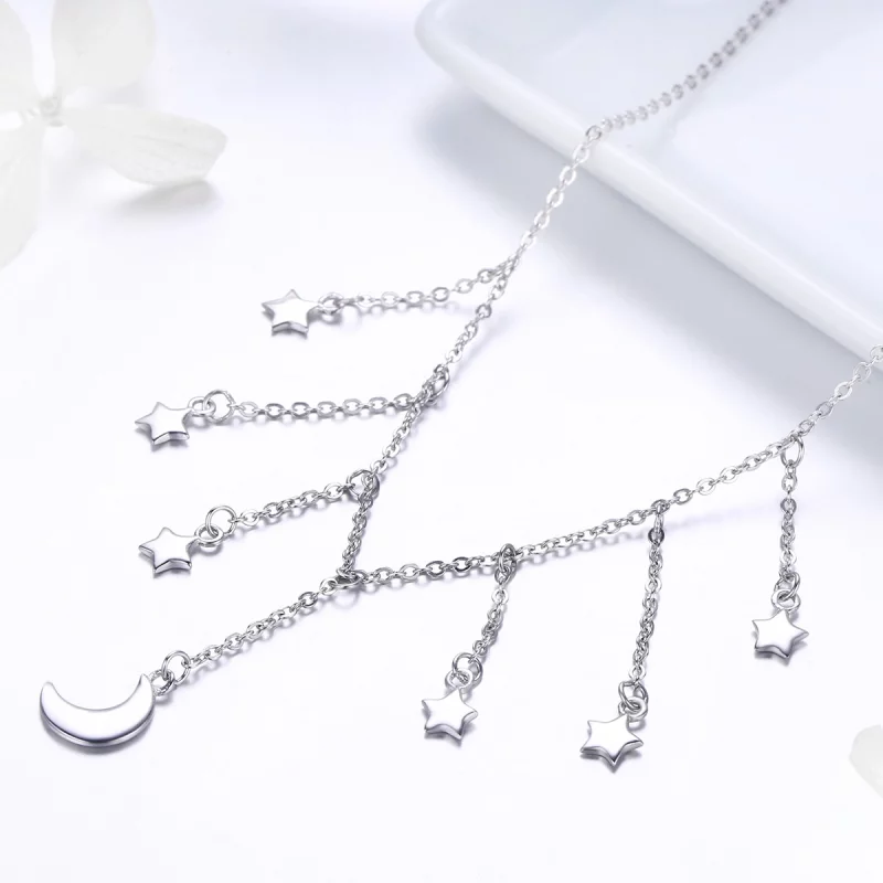 (image pour) Collier Style PANDORA Ciel étoilé - SCN301 - Afficher 5