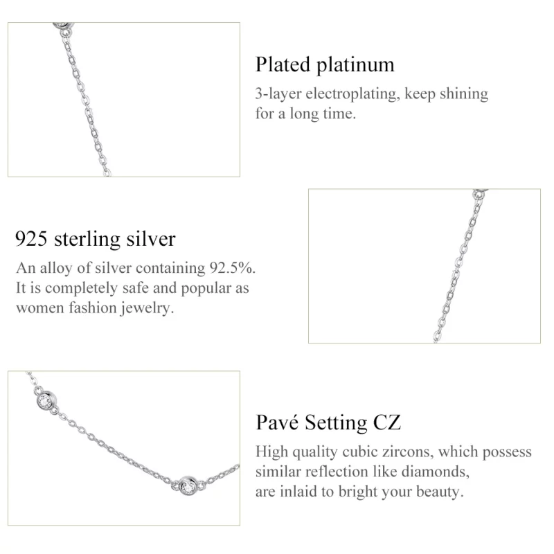 (image pour) Collier Style PANDORA Éclat romantique - SCN393 - Afficher 4