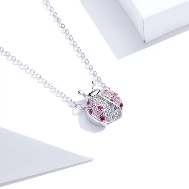 (image pour) Collier Style PANDORA Coccinelle éblouissante - SCN400 - Afficher 2