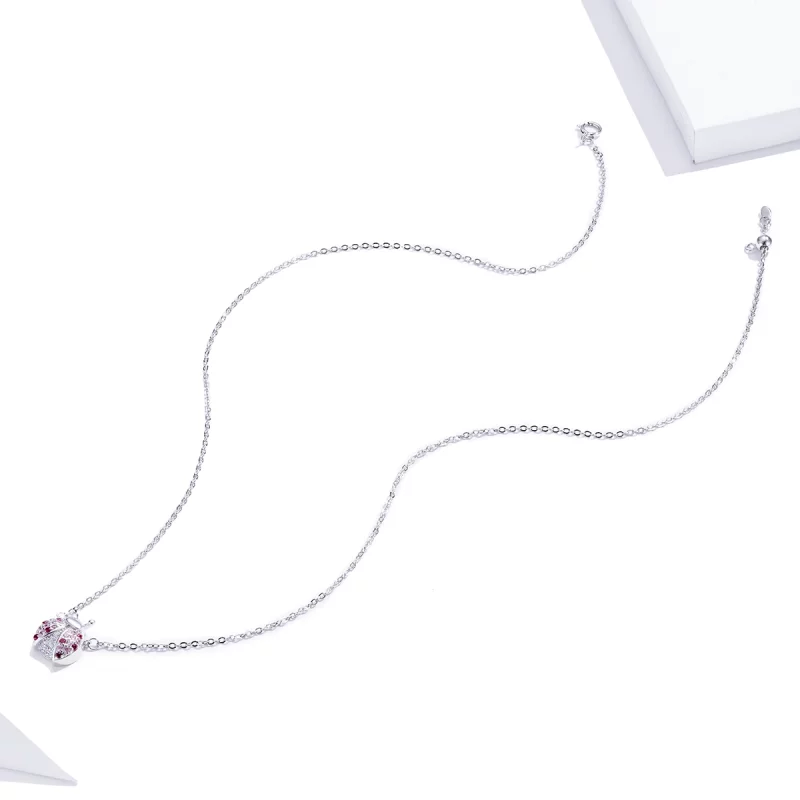 (image pour) Collier Style PANDORA Coccinelle éblouissante - SCN400 - Afficher 6