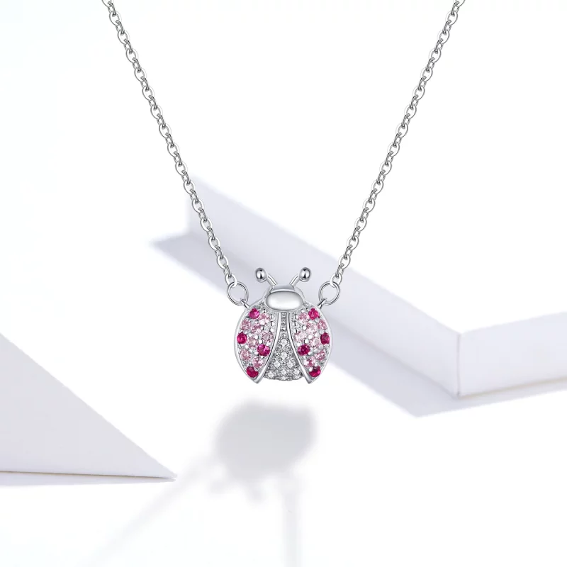 (image pour) Collier Style PANDORA Coccinelle éblouissante - SCN400 - Afficher 7