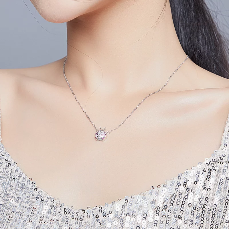 (image pour) Collier Style PANDORA Coccinelle éblouissante - SCN400 - Afficher 11