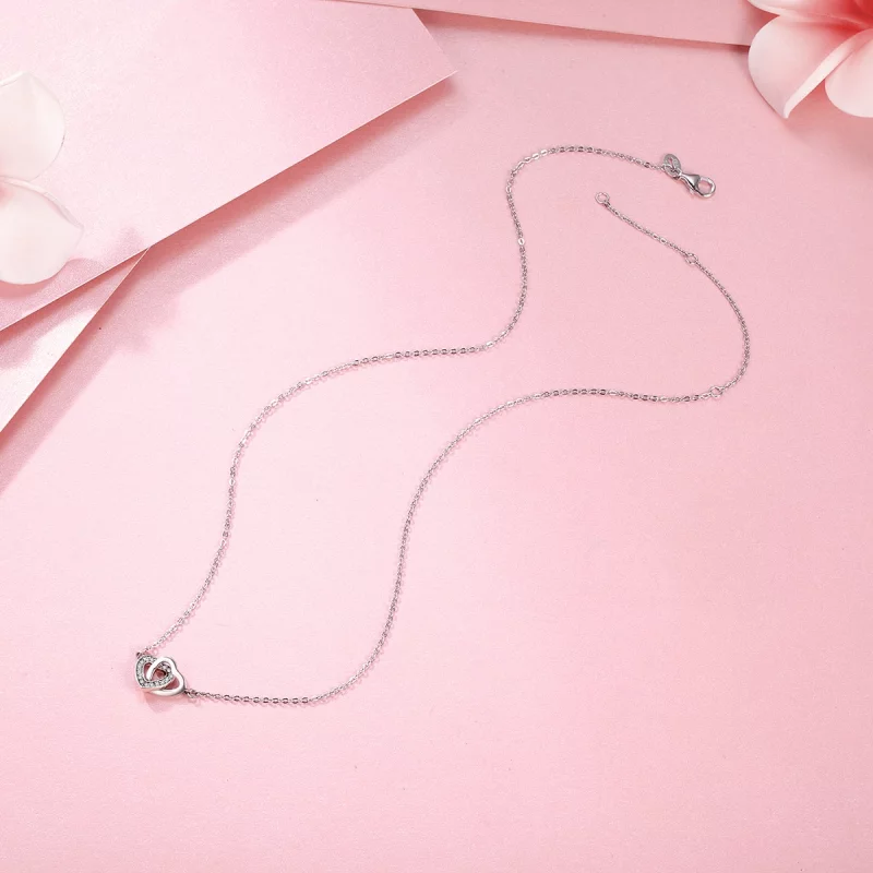 (image pour) Collier Style PANDORA Coeur et âme - SCN181 - Afficher 5