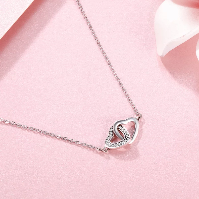 (image pour) Collier Style PANDORA Coeur et âme - SCN181 - Afficher 6