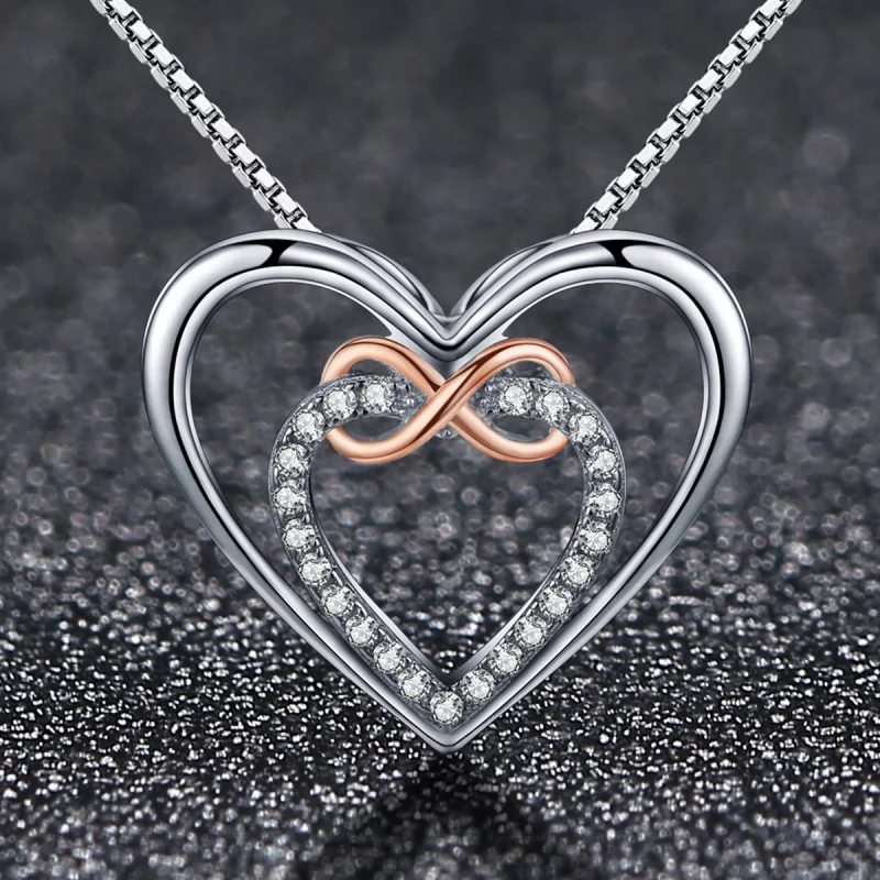(image pour) Collier Style PANDORA Coeur exquis - SCN121 - Afficher 3