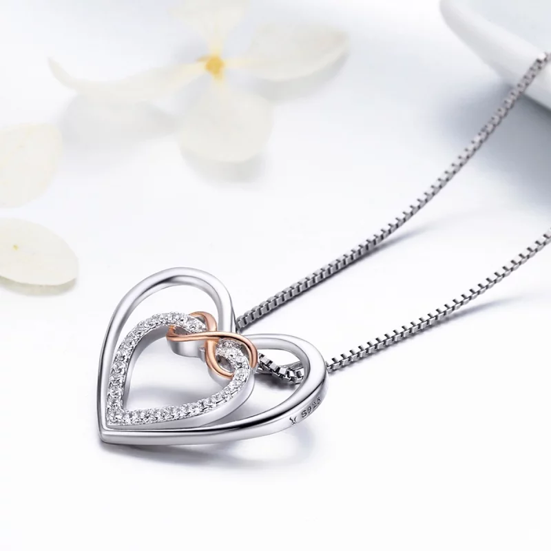 (image pour) Collier Style PANDORA Coeur exquis - SCN121 - Afficher 6