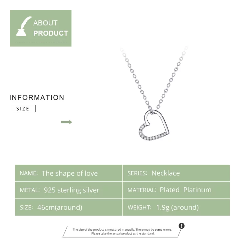 (image pour) Collier Style PANDORA Coeur scintillant - SCN347 - Afficher 9