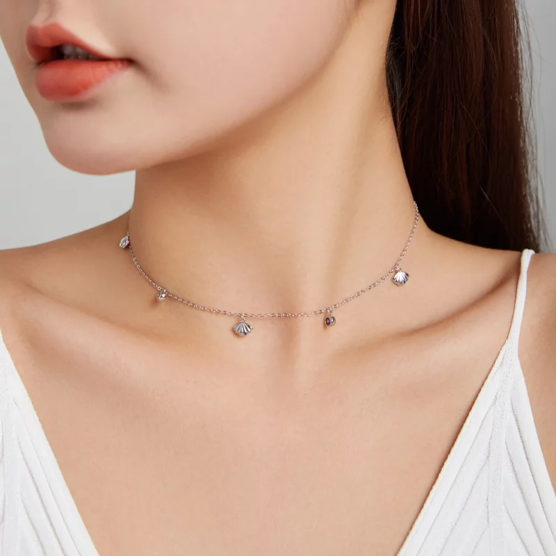 (image pour) Collier Style PANDORA Coquillage - SCN454 - Afficher 6