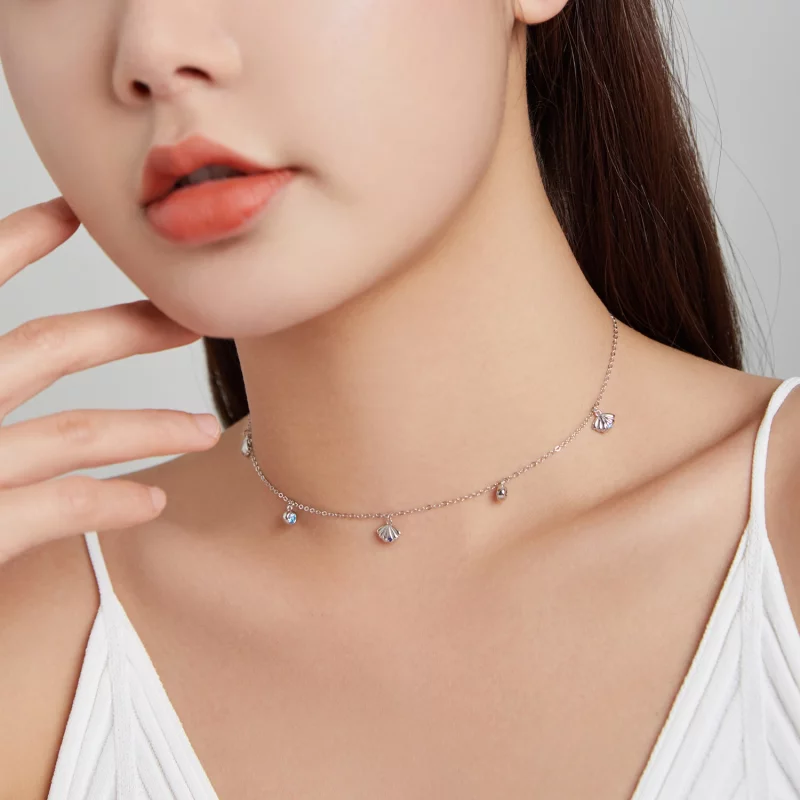 (image pour) Collier Style PANDORA Coquillage - SCN454 - Afficher 7