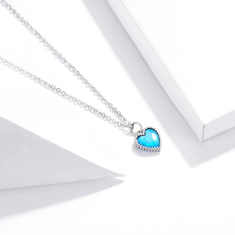 (image pour) Collier Style PANDORA Cœur - SCN413 - Afficher 3
