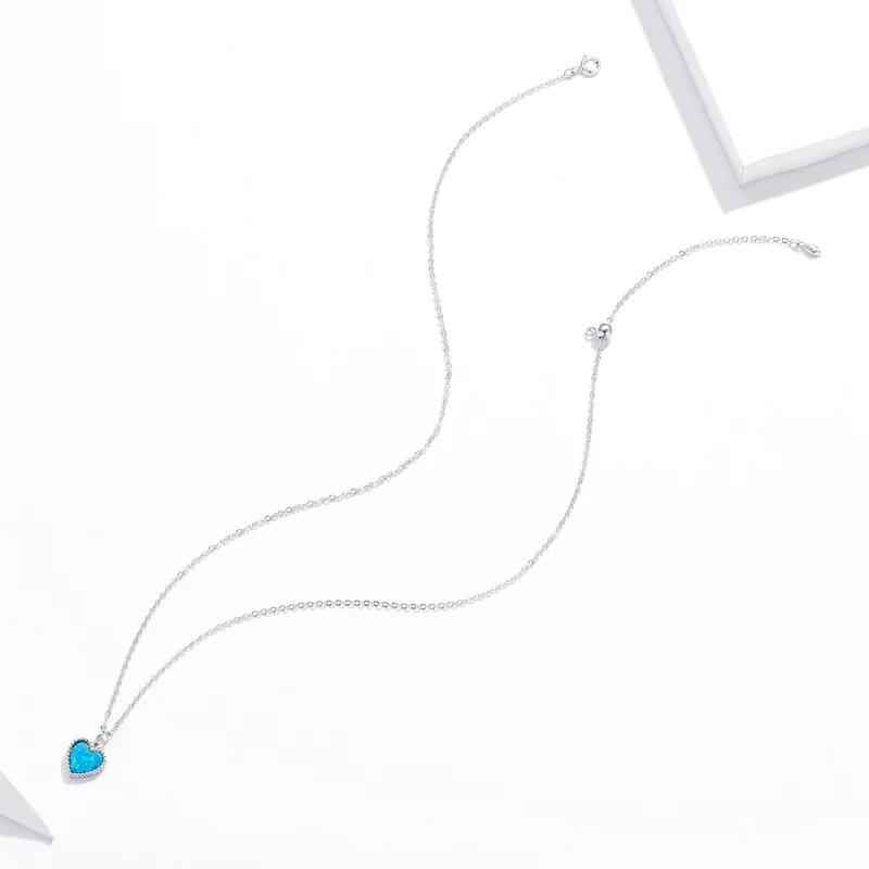 (image pour) Collier Style PANDORA Cœur - SCN413 - Afficher 4