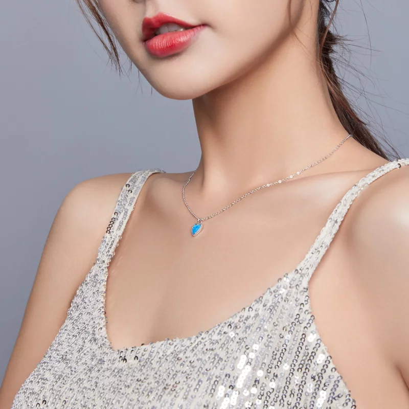 (image pour) Collier Style PANDORA Cœur - SCN413 - Afficher 6