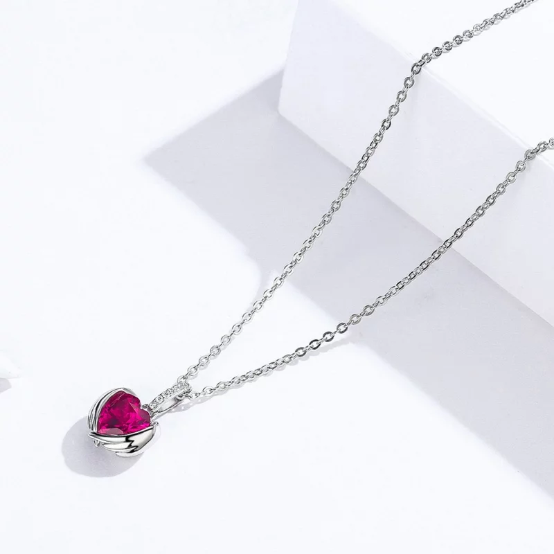 (image pour) Collier Style PANDORA Cœurs gardiens - SCN341 - Afficher 2