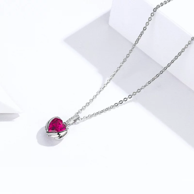 (image pour) Collier Style PANDORA Cœurs gardiens - SCN341 - Afficher 3