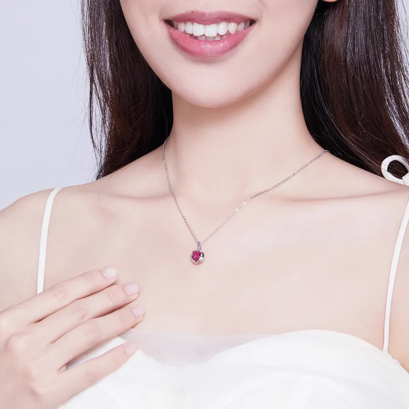 (image pour) Collier Style PANDORA Cœurs gardiens - SCN341 - Afficher 9