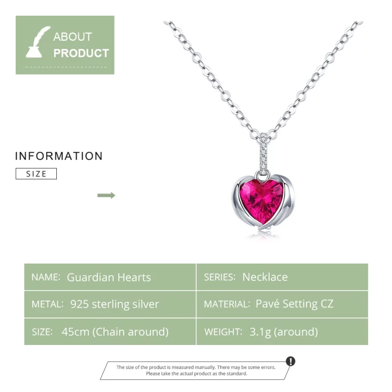 (image pour) Collier Style PANDORA Cœurs gardiens - SCN341 - Afficher 10