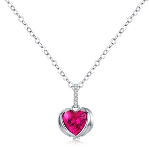 (image pour) Collier Style PANDORA Cœurs gardiens - SCN341