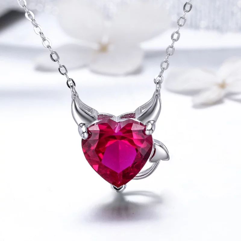 (image pour) Collier Style PANDORA diable Rouge - SCN286 - Afficher 4