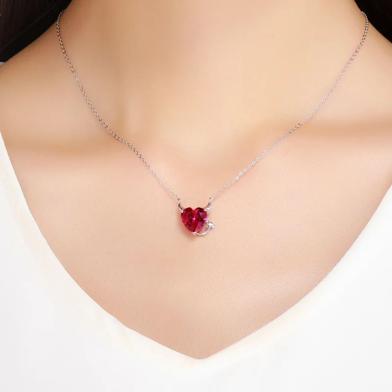 (image pour) Collier Style PANDORA diable Rouge - SCN286 - Afficher 9