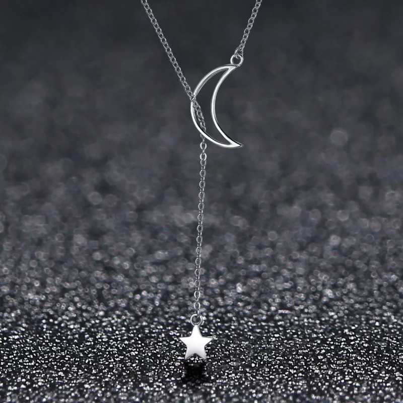 (image pour) Collier Style PANDORA Fée Etoile et Lune - SCN108 - Afficher 5