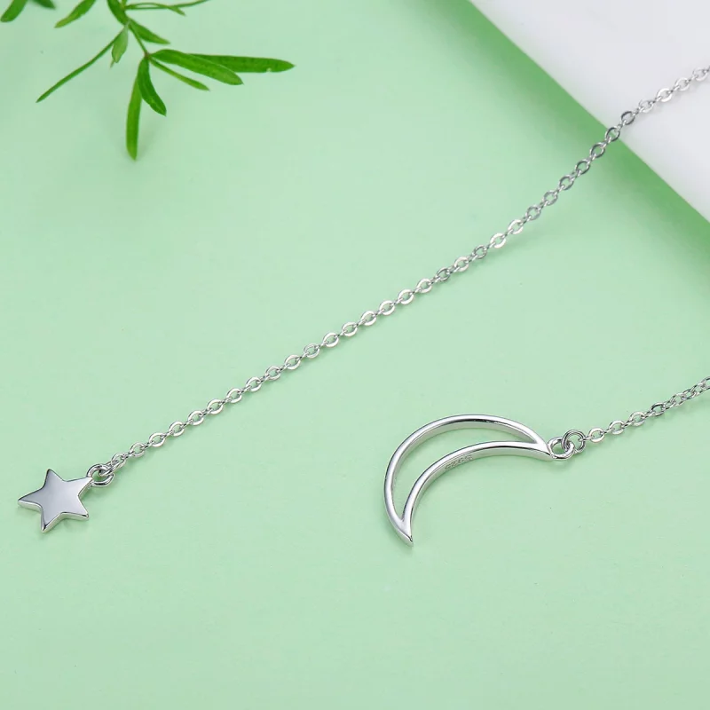 (image pour) Collier Style PANDORA Fée Etoile et Lune - SCN108 - Afficher 7