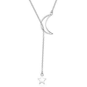 (image pour) Collier Style PANDORA Fée Etoile et Lune - SCN108