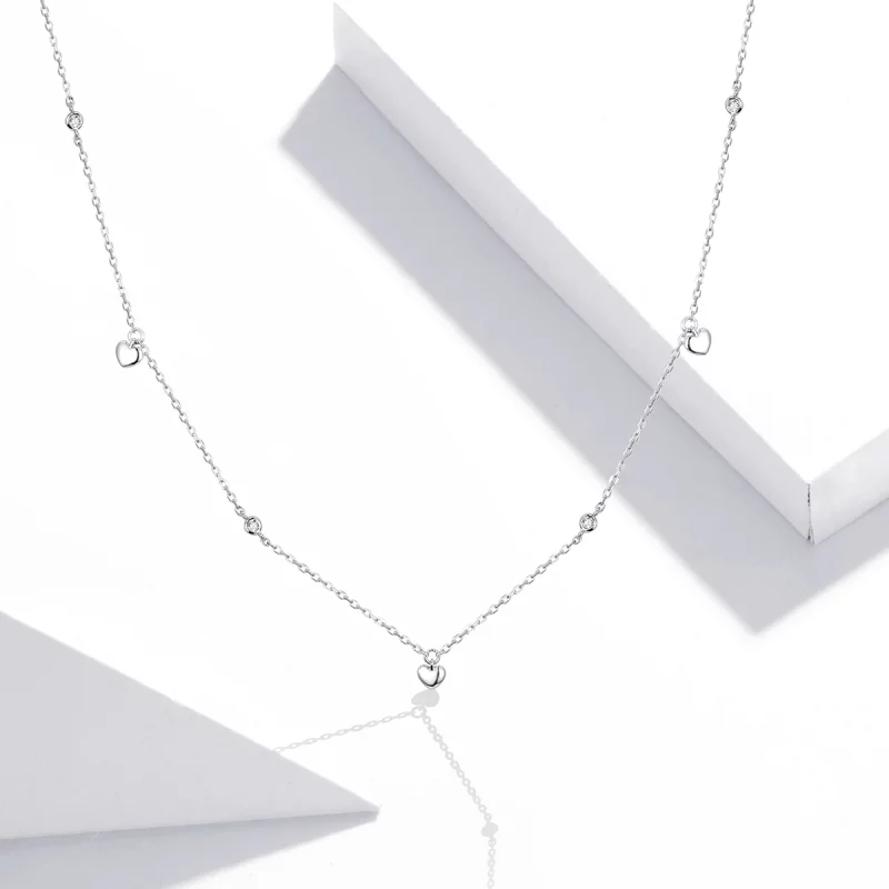(image pour) Collier Style PANDORA Forme de coeur - SCN417 - Afficher 5