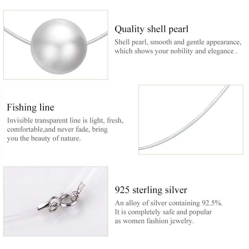 (image pour) Collier Style PANDORA Fruits de mer - SCN372 - Afficher 4