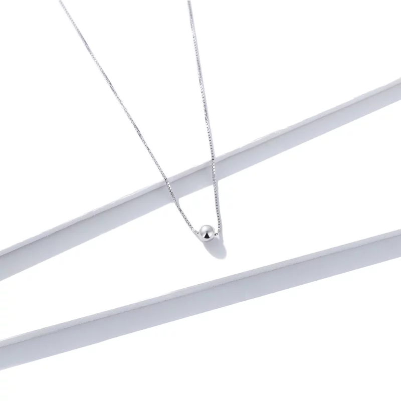 (image pour) Collier Style PANDORA Haricot simple - BSN097 - Afficher 3
