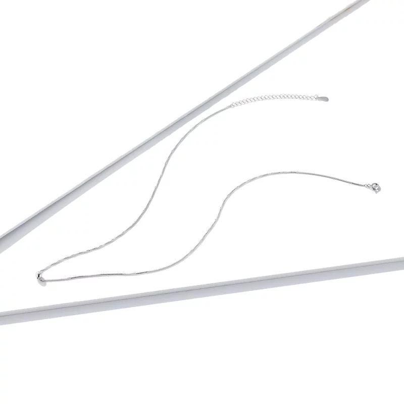 (image pour) Collier Style PANDORA Haricot simple - BSN097 - Afficher 4