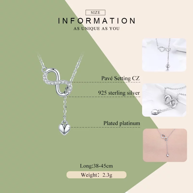 (image pour) Collier Style PANDORA infini - SCN223 - Afficher 2