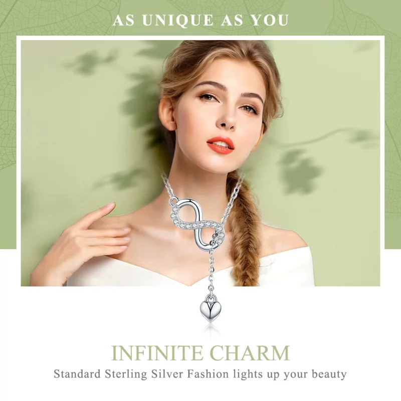 (image pour) Collier Style PANDORA infini - SCN223 - Afficher 3