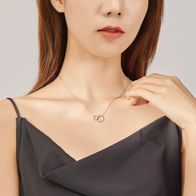 (image pour) Collier style Pandora Infinite Love - BSN159 - Afficher 6