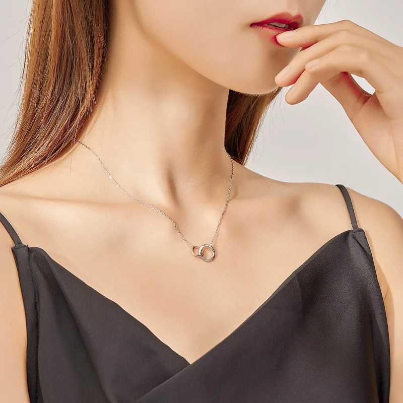 (image pour) Collier style Pandora Infinite Love - BSN159 - Afficher 7