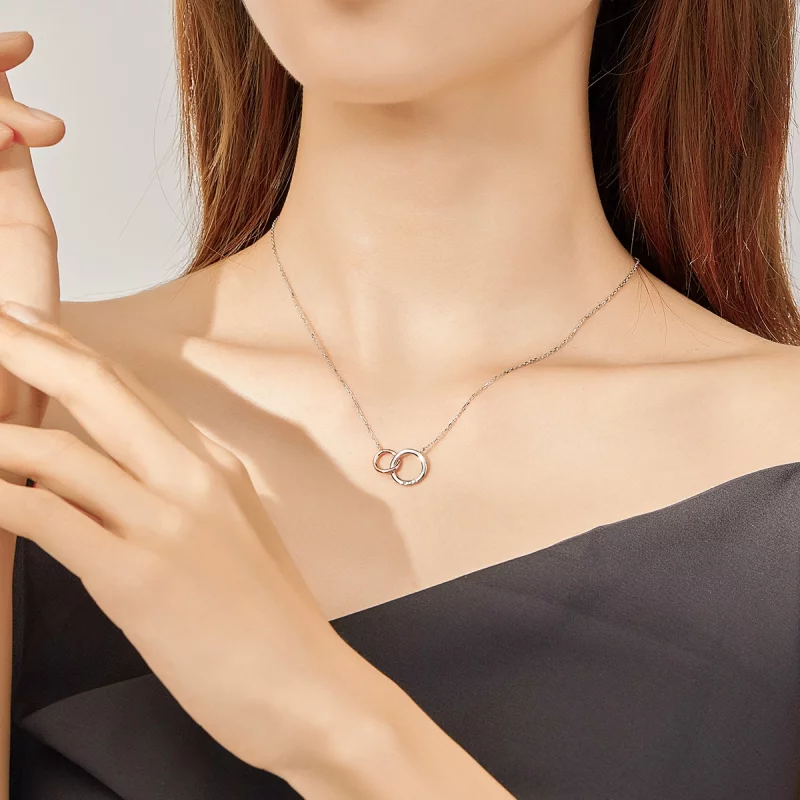 (image pour) Collier style Pandora Infinite Love - BSN159 - Afficher 8