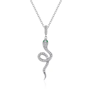 Collier Style PANDORA Joli serpent - SCN409 (image pour) Collier Style PANDORA Joli serpent - SCN409