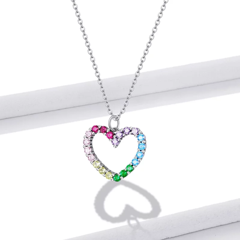 (image pour) Collier Style PANDORA L'amour de l'arc-en-ciel - SCN449 - Afficher 11