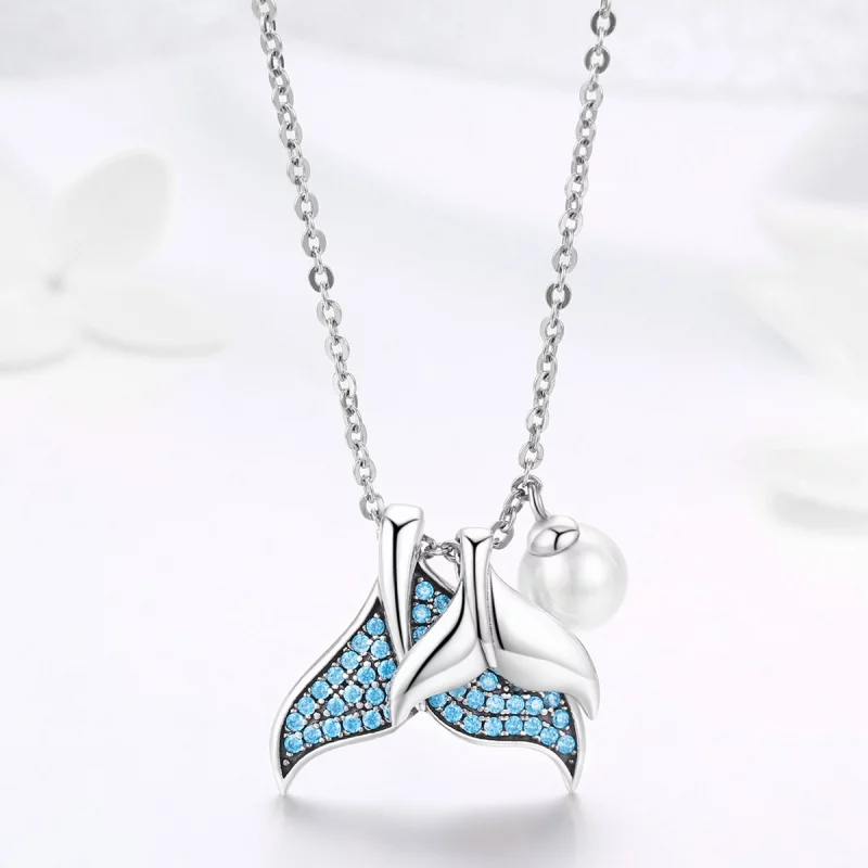 (image pour) Collier Style PANDORA Larmes de sirène - SCN309 - Afficher 3