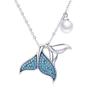 (image pour) Collier Style PANDORA Larmes de sirène - SCN309