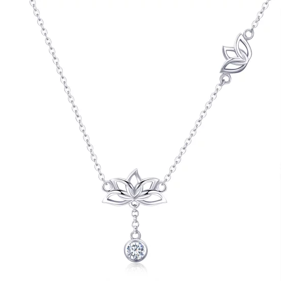 (image pour) Collier Style PANDORA Lotus frais - BSN012